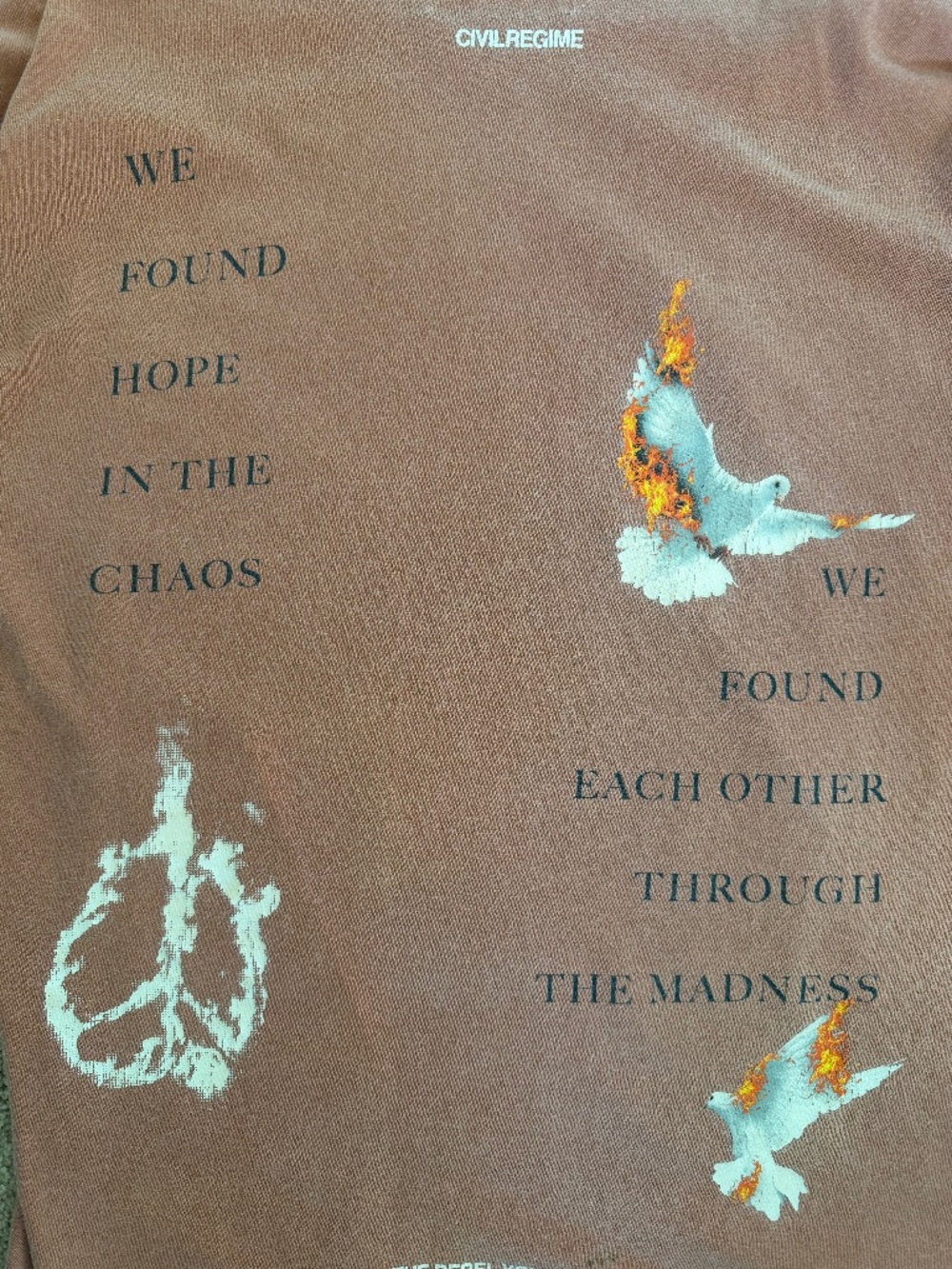 Civil Regime Hope in the Chaos long sleeve tee